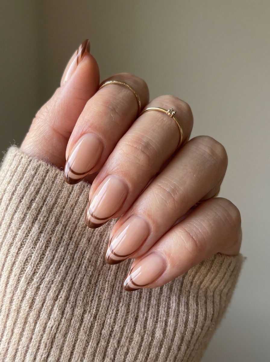 Berry French Nails als elegante French-Maniküre für den Herbst 2026